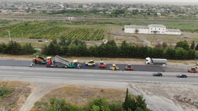 Bakı-Qazax magistralında yaranan çətinliklərin həllinə başlanıldı - FOTO - VİDEO