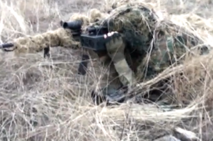 Sərhədçilərimiz düşmənlə 70 metrlik məsafədə... - REPORTAJ - VİDEO