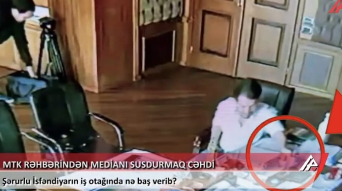 Otağında gizli çəkiliş aparan Şərurlu İsfəndiyar jurnalistləri şantaj etdi