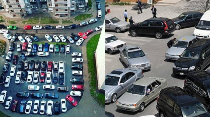 Təcili yardım və yanğınsöndürən bura necə keçsin? - Binaların həyətlərində xaotik avtopark - VİDEO