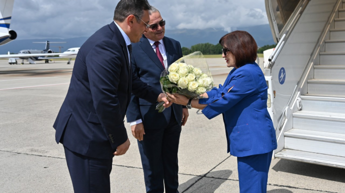 Sahibə Qafarova Cenevrəyə getdi 