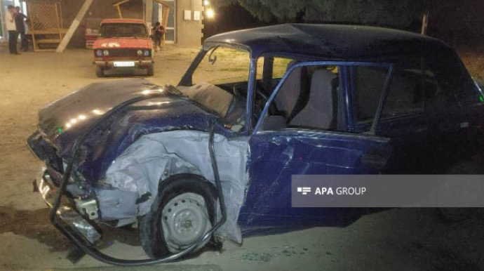 Göygöldə iki avtomobil toqquşdu   - FOTO