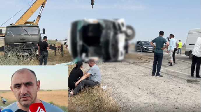 Aşan avtobusun sürücüsü danışdı: “Gözümə gün düşdü” - VİDEO 