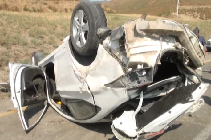 Ağsuda ağır qəza baş verdi - VİDEO