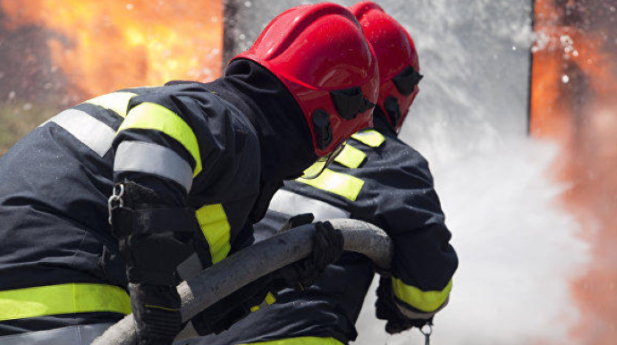 Gəncədə köşk yandı