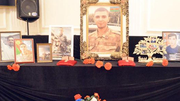 Şəhid Mənsur Əhmədovun xatirəsi anılıb  - VİDEO