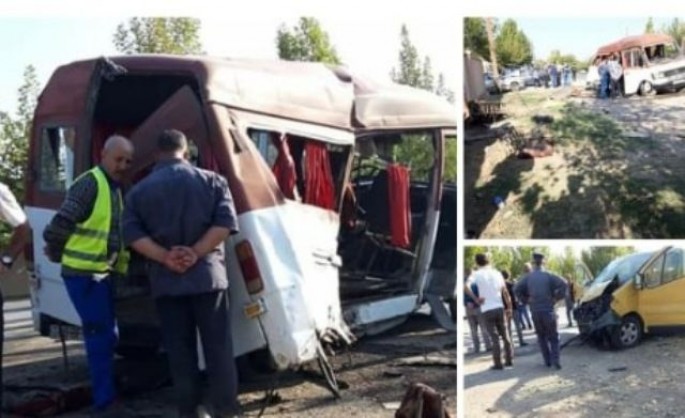 Müəllimlər günündə AĞIR QƏZA: 1 müəllim öldü, 7 yaralı var – FOTO