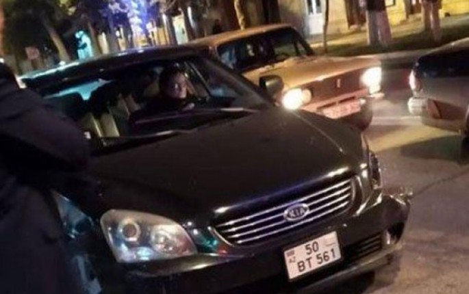 Qəza törədib qaçan qadın vəkil tutuldu - VİDEO