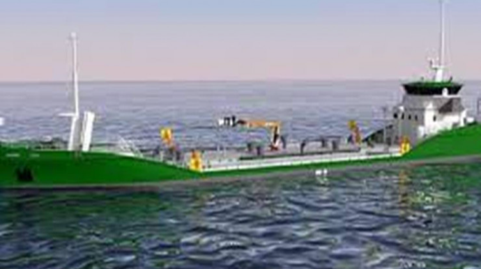 Dünyanın ilk elektrik tankeri suya buraxıldı