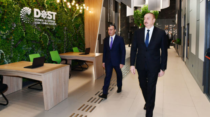 Президент Ильхам Алиев принял участие в открытии Центра DOST №5  - ФОТО