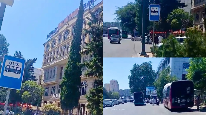  “Dayanacaq nişanı var, avtobus yoxdur” - Sürücüyə yazılan cərimə müzakirə yaradır   - VİDEO