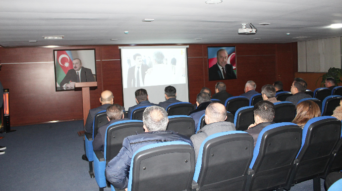 Bakı Beynəlxalq Avtovağzalında 20 Yanvar şəhidləri yad edildi  - FOTO