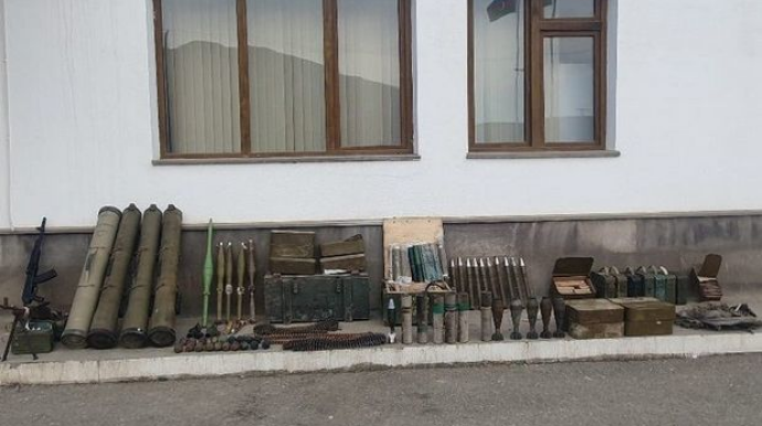 В Ходжавенде обнаружены боеприпасы  - ВИДЕО