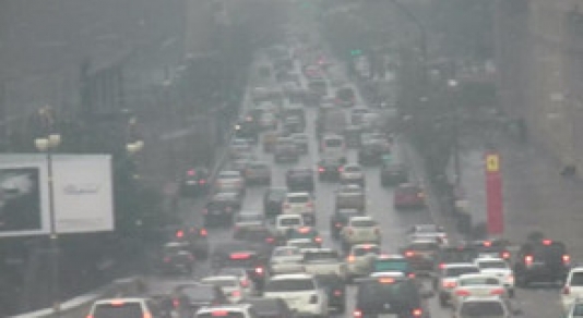 Bakının yollarında hava şəraiti ilə əlaqədar sürət həddi azaldılıb