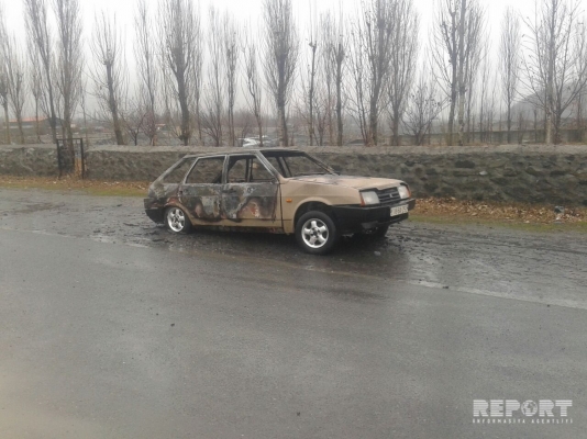 Avtomobilini yandıran Qarabağ əlili: "Problemlərim aradan qaldırıldı" - VİDEO