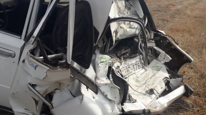 Ağdaşda zəncirvari qəza olub, xəsarət alanlar var 