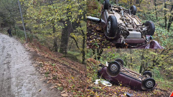 Bacısının yasından qayıdan sürücü qəza törədərək digər bacısını öldürdü - FOTO