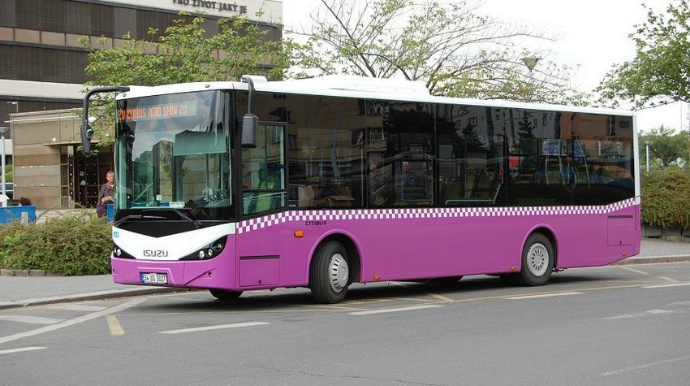 66 nömrəli marşrutun  hərəkət sxemində müvəqqəti dəyişiklik edilib  - FOTO