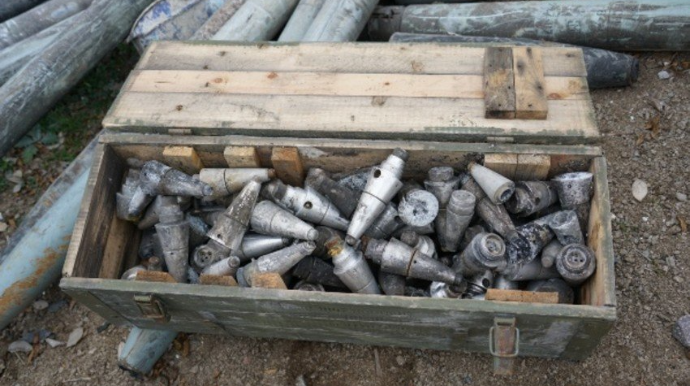 Ağdamda 27 ədəd ağ fosfor tərkibli minaatan mərmisi  aşkarlanıb  - FOTO