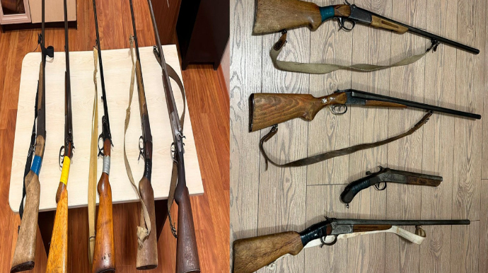 Abşeronda 4 silah, 7 kq narkotik aşkarlanıb - VİDEO