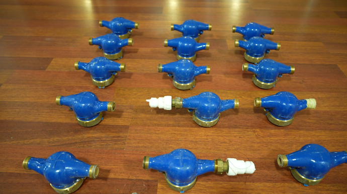 Su sayğacları oğurlayanlar saxlanıldı - FOTO - VİDEO