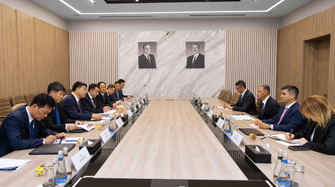 Rəşad Nəbiyev Ke Ji Xinlə görüşdü - FOTO