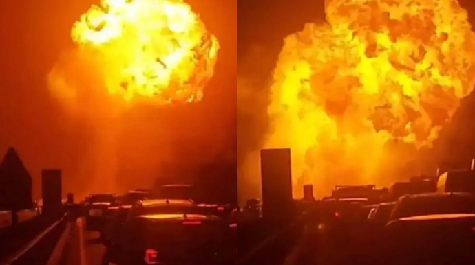 İtaliyada yanacaq tankeri partladı 