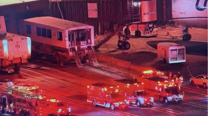 Vaşinqton hava limanında qəza: 18 nəfər yaralandı 