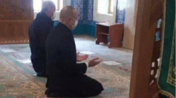 Əliyevlə Ərdoğan namaz qıldı - FOTO