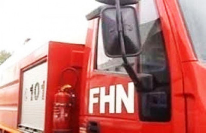 Bakıda motosiklet yanıb