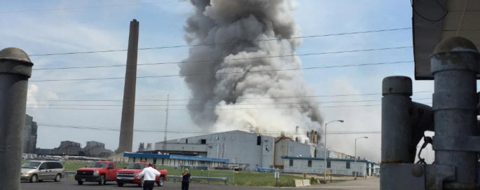 Dəmir yolunda partlayış: 1 ölü, 1 yaralı