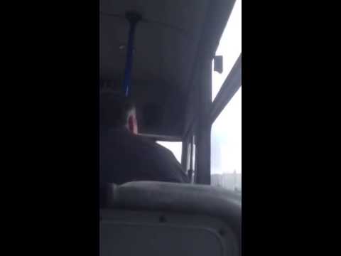 Sərnişin avtobusunda biabırçılıq; bu dəfə sərnişin etdi - VİDEO