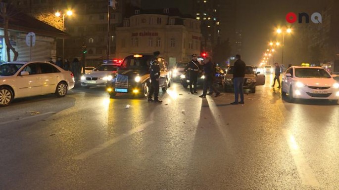 Xanım sürücü zəncirvari qəzaya səbəb olub – VİDEO