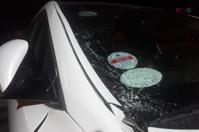 Bakıda 36 yaşlı piyadanı avtomobil vurub - VİDEO