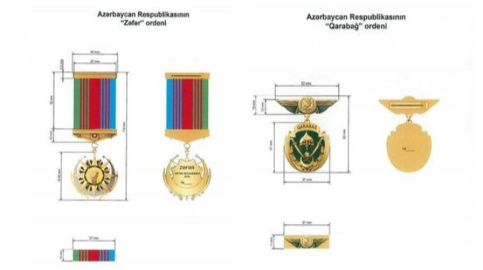 “Zəfər” və “Qarabağ”  ordenlərinin təsis edilməsi ilə bağlı layihə qəbul olundu