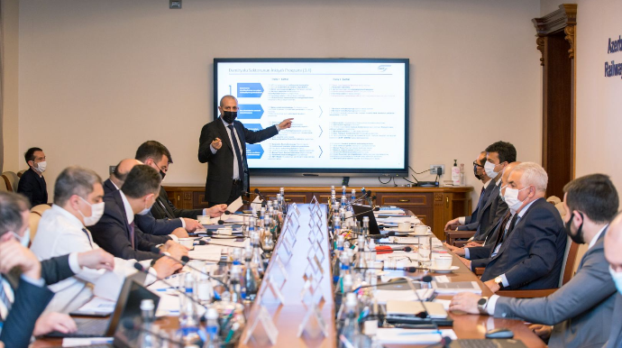 “Azərbaycan Dəmir Yolları” QSC-nin Müşahidə Şurasının ilk iclası keçirilib  - FOTO