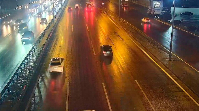 Bu yolda sürət həddi endirildi 