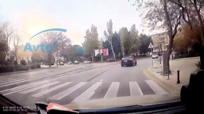 Sürücülər bu yolu dairə bilib səhvə yol verir – DİQQƏT! - VİDEO 