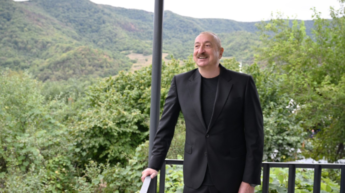 Prezident Badara kəndində olub - FOTO