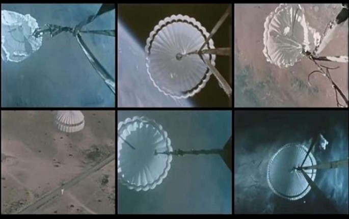 Marsa yeni missiya üçün paraşütün sınaqları keçirilib - VİDEO