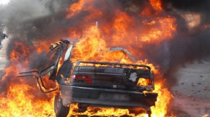 Ağstafada "VAZ"  yandı