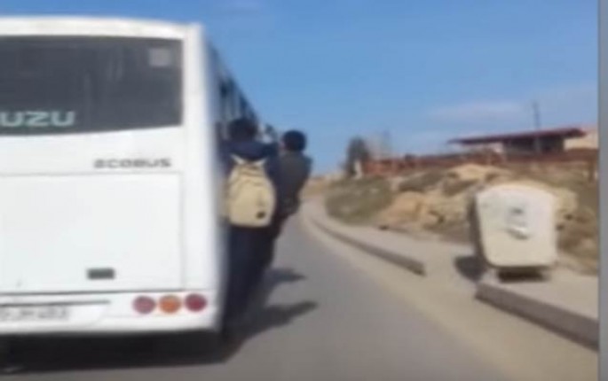 Bakıda bu avtobus insanları ölümə aparır - VİDEO