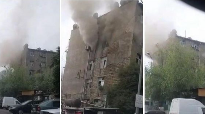 Bakıda beşmərtəbəli binada yanğın: Sakinlər təxliyə edilib   - VİDEO - YENİLƏNİB