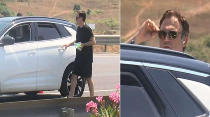 Məşhur müğənninin yolda başına iş gəldi - FOTO