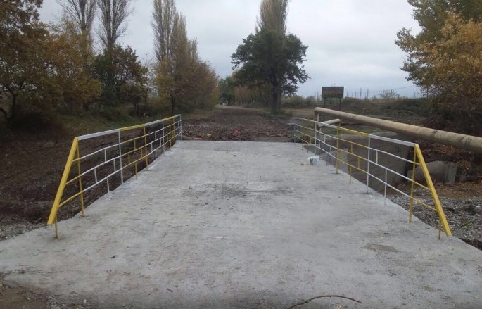 Xaçmazda selin dağıtdığı körpü tam yeniləndi – FOTO