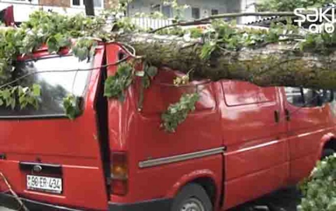 İsmayıllıda vəziyyət belədir - VİDEO