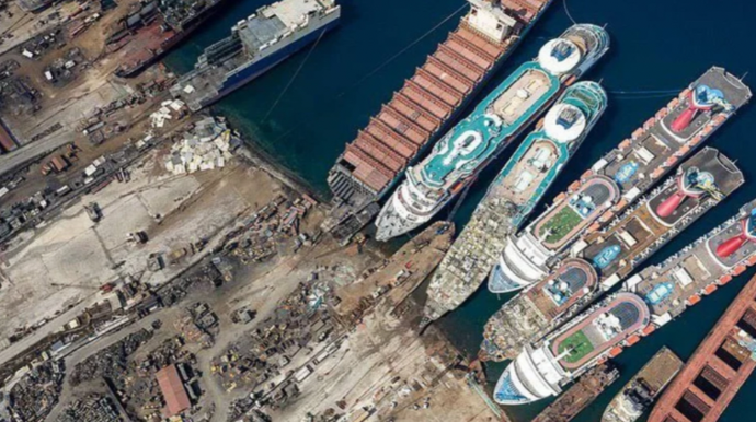 Dünyanın ən böyük kruiz gəmisi "qəbiristanlığı" Türkiyədə tapıldı - FOTO