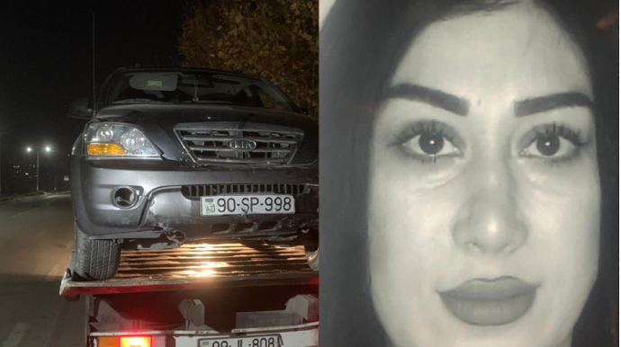 Abşeronda youtuber qadın sərxoş halda avtomobili qaçırıb qəza törətdi - FOTO 