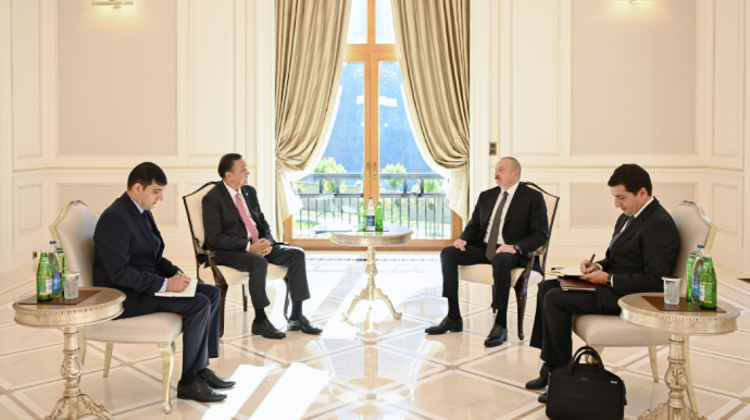 Prezident TDT-nin Baş katibi ilə görüşdü - FOTO