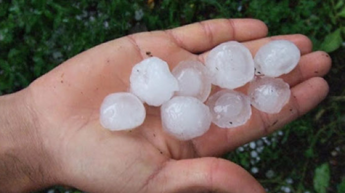 Göygöldə dolu düşdü 